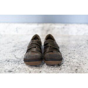 Clarks Brown Leather Shoes, Size 7